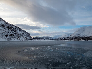 Landschaft in Troms og Finnmark, Tromsoe, Norwegen