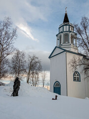 Kirche von Kafjord, Alta, Norwegen