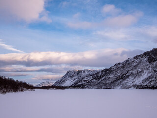 Fototapeta na wymiar Mattisvannet, Alta, Norwegen