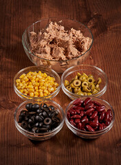Ingredients for tuna salad