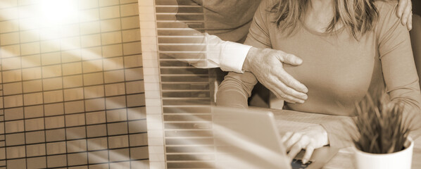 Sexual harassment at work; multiple exposure