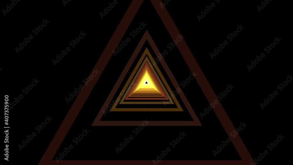 Wall mural isolated black background. an abstract tunnel of displacement in the universe. the speed of digital 