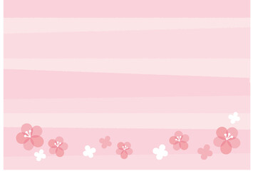 ピンクのお花の背景