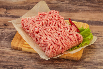 Minced meat - pork and beef