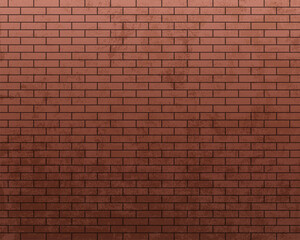 Red brick wall. Textured background with a pattern.