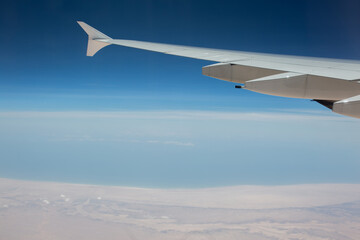 Aircraft illuminator window view