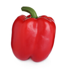 Delicious fresh bell pepper isolated on white