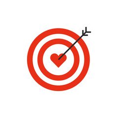 paper airplane is drawn on a sheet of paper. outlined heart sign. design for greeting cards and invitations of Valentine s Day.