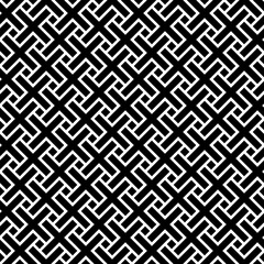 Abstract seamless pattern of crosses. Modern stylish texture