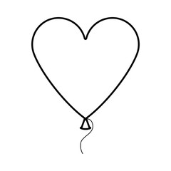 Heart Shape Balloon Icon