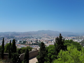 Obraz premium Vues aériennes de Malaga, Espagne
