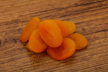 Sweet tasty dried apricot heap