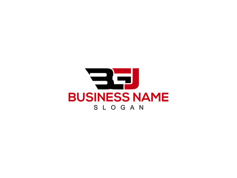 BGJ Letter Type logo image
