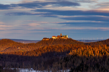 The Wartburg Castle at Eisenach in the Thuringia Forest