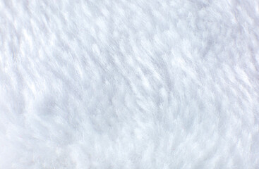 White cotton towel or carpet.fluffy texture background. Close up photo.