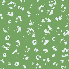 Leopard animal print in muted tie dye hues of . Seamless repeating pattern.