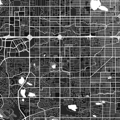 Lakewood, UnitedStates dark vector art map