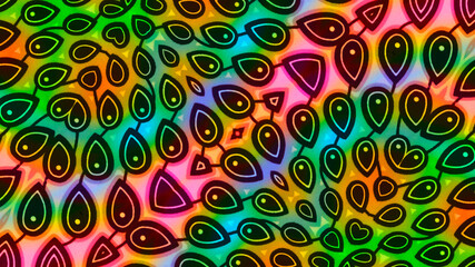 African fabric – Colorful pattern