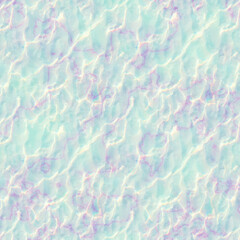 Water texture with reliefs with pink lines. Background