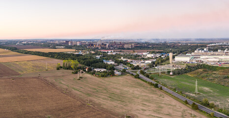 Obraz premium Power station in Dunaujvaros