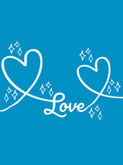 Happy valentine's day wishes greeting card abstract background, hearts pattern, blank copy space for text, graphic design illustration wallpaper