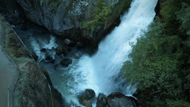 Bartin Ulukaya Waterfall in Turkey. 4K Footage in Turkey