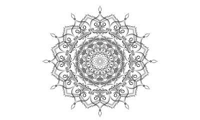 mandala pattern tattoo illustration