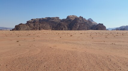 Fototapeta na wymiar Wadi Rum in Jordanien