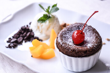 Chocholate With Ice Cream