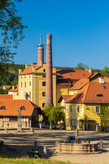 Naklejka premium Baroque cistercian Plasy monastery, Plzen region, Czech Republic