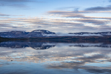 Sunrise at Majavatn in Norway