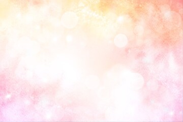 Abstract tender yellow-pink heavenly background.  Princess background. Perfect for print design for textile, poster, greeting card, invitation.