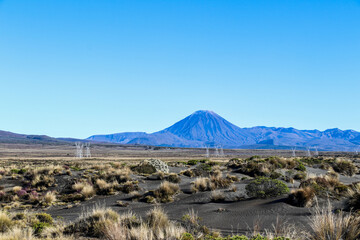 New Zealand South Island mountains and lakes in Queenstown and Fiordland in February 2020