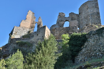 Fototapeta na wymiar châteaux cathares dans l'Aude