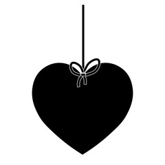 Simple illustration of heart icon for St. Valentines Day