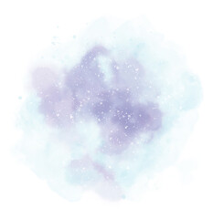 Blue abstract watercolor background