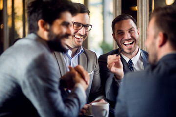 Group of business people talking on meeting