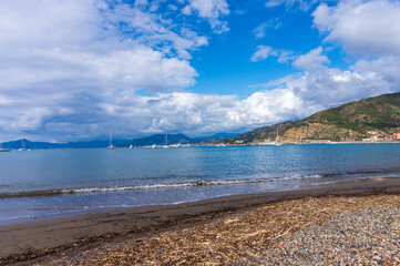 The bay of Fables in Sestri Levante, Genoa, Italy