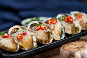 Seafood gourmet abalone