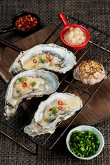 Seafood gourmet oysters