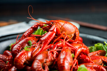 Asian gourmet crayfish