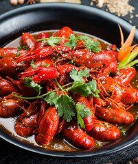 Asian gourmet crayfish