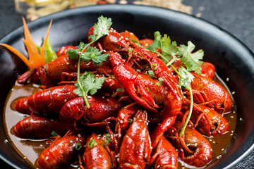 Asian gourmet crayfish