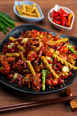 Asian gourmet spicy chicken