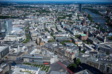 Fototapeta premium aerial view of the city