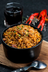 Asian gourmet beef fried rice