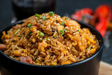 Asian gourmet beef fried rice