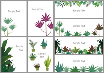 Fototapeta premium 植物の背景