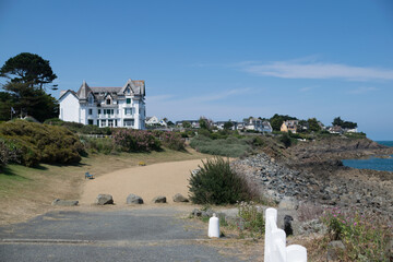 Saint-Quay-Portrieux village sur la côte de la manche en France.
