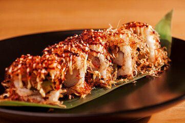 Japanese cuisine sushi rolls